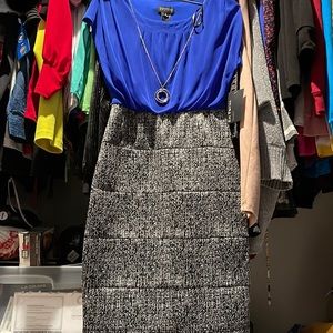Blue dress